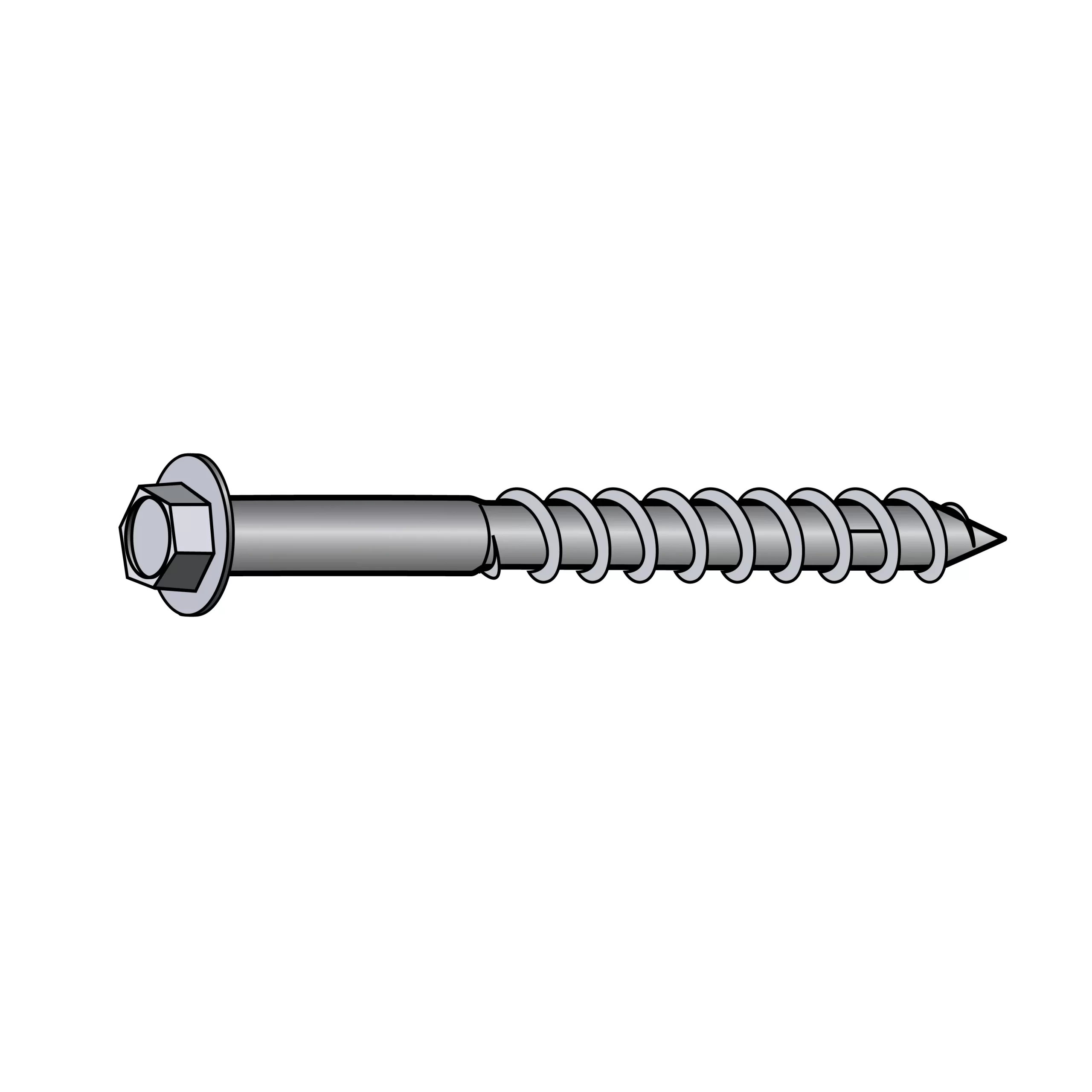 Simpson SDWH timber hex ss screw, hex washer head-01